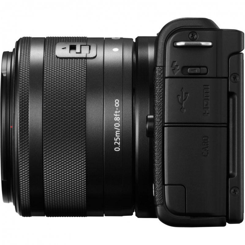 Цифровой фотоаппарат Canon EOS M200 Kit 15-45 IS STM Black — изображение 5