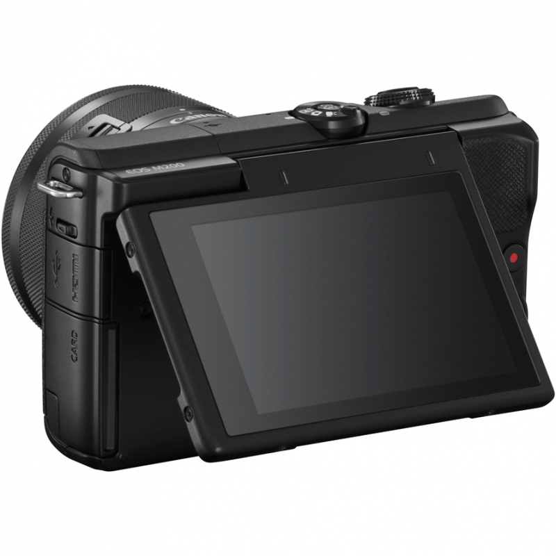 Цифровой фотоаппарат Canon EOS M200 Kit 15-45 IS STM Black — изображение 7